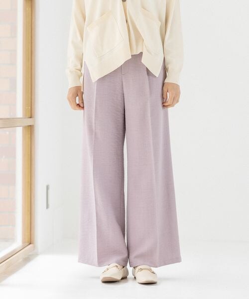 LEPSIM(レプシィム)の「リネンライクイージーパンツ(パンツ・レディース・ピンク25/ブラウン58・FREE SIZE)」の3枚目の写真
