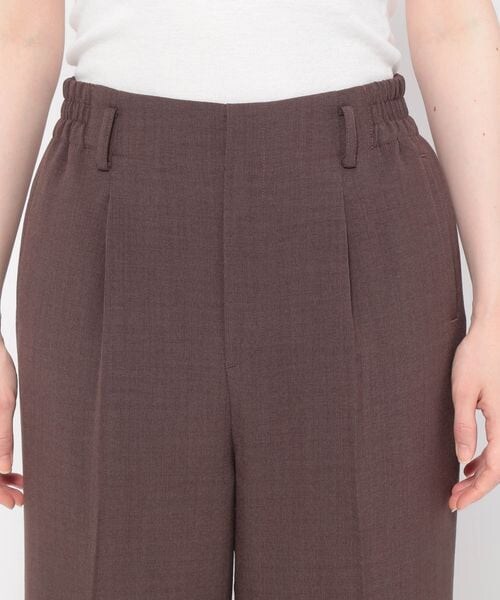 LEPSIM(レプシィム)の「リネンライクイージーパンツ(パンツ・レディース・ピンク25/ブラウン58・FREE SIZE)」の9枚目の写真