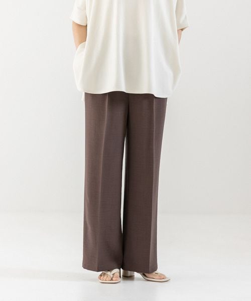 LEPSIM(レプシィム)の「リネンライクイージーパンツ(パンツ・レディース・ピンク25/ブラウン58・FREE SIZE)」の2枚目の写真