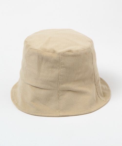 LEPSIM（レプシィム）の「コーデュロイバケハ（帽子・レディース・アイボリー08/ブラック09/ベージュ51・ONE SIZE）」の6枚目の写真