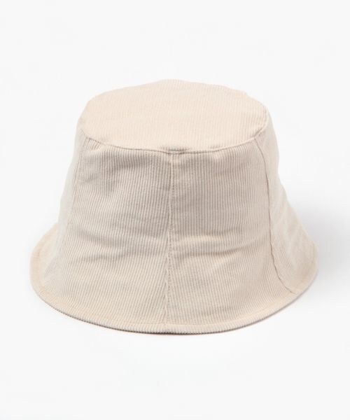 LEPSIM（レプシィム）の「コーデュロイバケハ（帽子・レディース・アイボリー08/ブラック09/ベージュ51・ONE SIZE）」の4枚目の写真