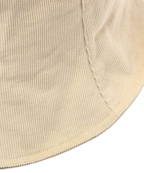 LEPSIM（レプシィム）の「コーデュロイバケハ（帽子・レディース・アイボリー08/ブラック09/ベージュ51・ONE SIZE）」の15枚目の写真