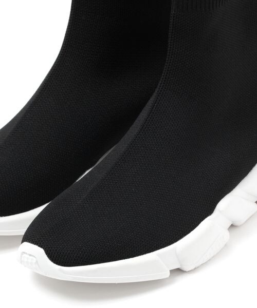 LEPSIM（レプシィム）の「ハイカットニットスニーカー（シューズ・レディース・ブラック09/モカ55・M(23-23.5)/L(24-24.5)）」の7枚目の写真