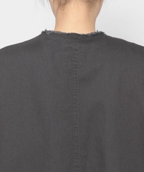 LEPSIM（レプシィム）の「ノーカラーミリタリーベスト（ジャケット/アウター・レディース・ブラック09/カーキ78・FREE SIZE）」の16枚目の写真