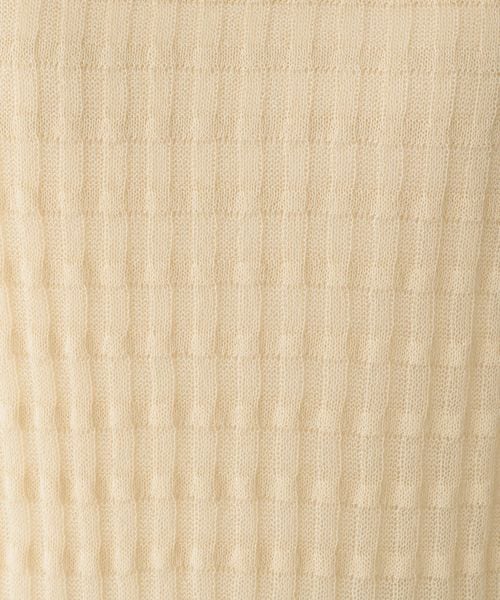 LOWRYS FARM（ローリーズファーム）の「ジャガードシアーニットワンピース（ワンピース/ドレス・レディース・アイボリー08/ブラック09/グリーン78・F）」の18枚目の写真