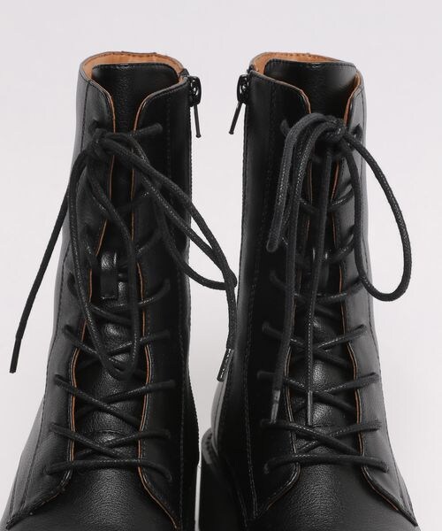 LOWRYS FARM（ローリーズファーム）の「レースアップブーツ（シューズ・レディース・ブラック09・M(23-23.5)/L(24-24.5)）」の8枚目の写真