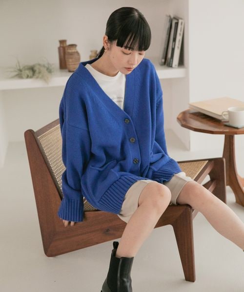 LOWRYS FARM（ローリーズファーム）の「メランジピンタックショートパンツ（パンツ・レディース・アイボリー08/ブラック09/ブラウン58・F）」の5枚目の写真