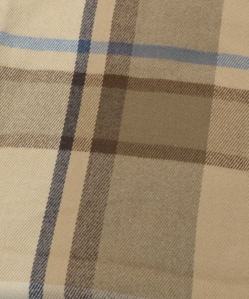 LOWRYS FARM（ローリーズファーム）の「ストール（ファッション雑貨・レディース・アイボリーチェック06/アイボリー08/グレー18/オレンジチェック40/オレンジ45/ベージュチェック50・フリー）」の12枚目の写真