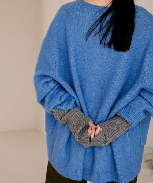 LOWRYS FARM（ローリーズファーム）の「アームウォーマー（ファッション雑貨・レディース・アイボリー08/グレー18/オレンジ45/ブラウン55・フリー）」の2枚目の写真