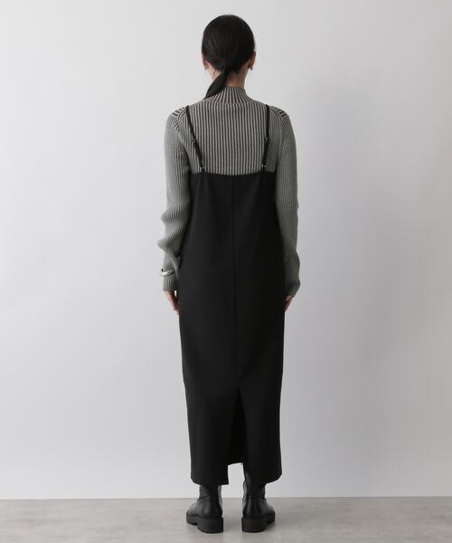 LOWRYS FARM（ローリーズファーム）の「ジョーゼットキャミワンピ（ワンピース/ドレス・レディース・アイボリー08/ブラック09/ブラウン58/カーキ78・F）」の11枚目の写真