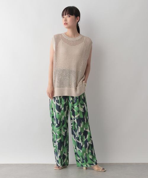 LOWRYS FARM（ローリーズファーム）の「ペイントガライージーパンツ（パンツ・レディース・レッド35/グリーン75/ブルー85・F）」の6枚目の写真