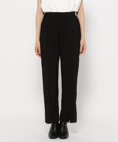 LOWRYS FARM（ローリーズファーム）の「ヨウリュウＦスリットパンツ（パンツ・レディース・アイボリー08/ブラック09/ブラウン58/ブルー85・通常丈/ショート丈）」の16枚目の写真