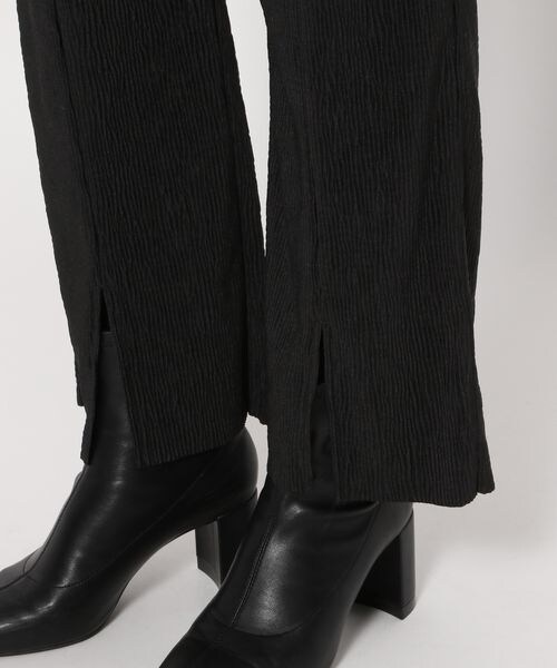 LOWRYS FARM（ローリーズファーム）の「ヨウリュウＦスリットパンツ（パンツ・レディース・アイボリー08/ブラック09/ブラウン58/ブルー85・通常丈/ショート丈）」の21枚目の写真