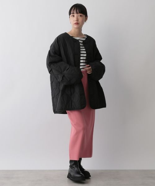 ローリーズファーム キルティングブルゾン ブラック LOWRYS FARM（ローリーズファーム）の「キルティングブルゾン（）」 - WEAR