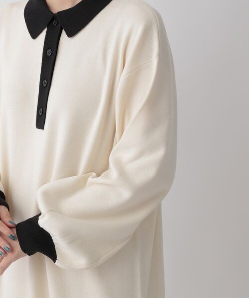 LOWRYS FARM（ローリーズファーム）の「ニットポロワンピース（）」 - WEAR