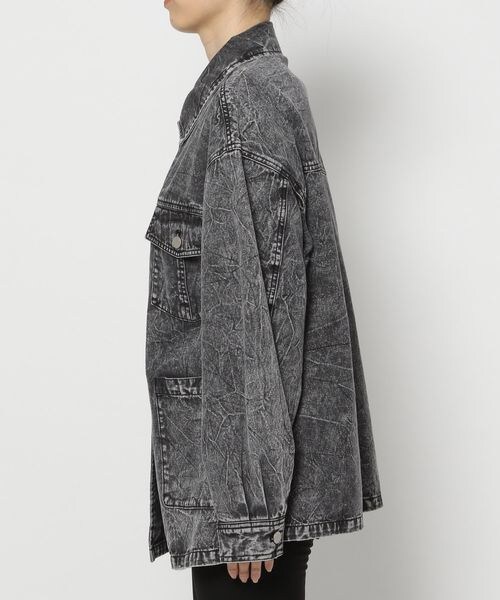 PAGEBOY（ページボーイ）の「レトロシャツGジャン（ジャケット/アウター・レディース・カミナリブラック08/カミナリブルー85/インディゴ87・F）」の21枚目の写真