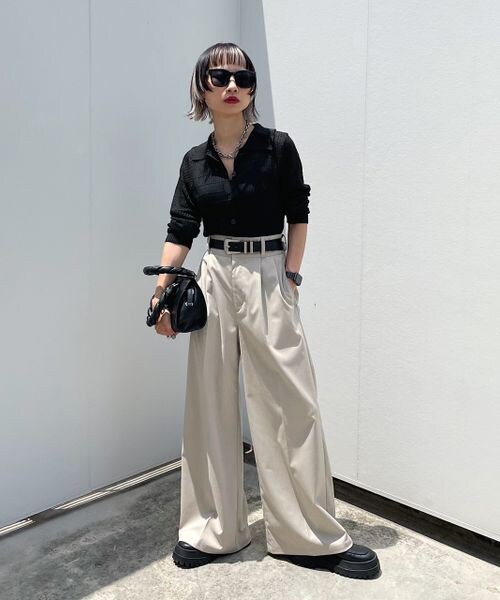 PAGEBOY（ページボーイ）の「交織ツイルワイドパンツ（）」 - WEAR