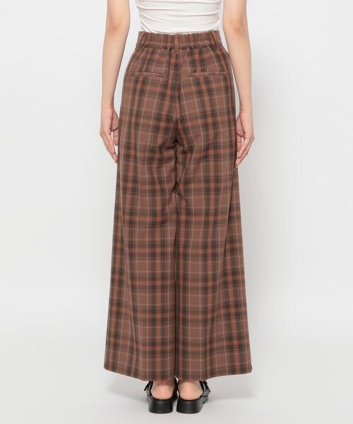 PAGEBOY（ページボーイ）の「TRチェックワイドパンツ（パンツ・レディース・グレー系10/ブラウン系50・F）」の14枚目の写真