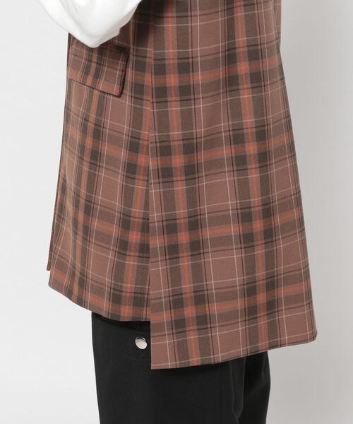 PAGEBOY（ページボーイ）の「TRチェックジレ（ジャケット/アウター・レディース・グレー系10/ブラウン系50・F）」の19枚目の写真