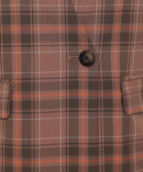 PAGEBOY（ページボーイ）の「TRチェックジレ（ジャケット/アウター・レディース・グレー系10/ブラウン系50・F）」の21枚目の写真