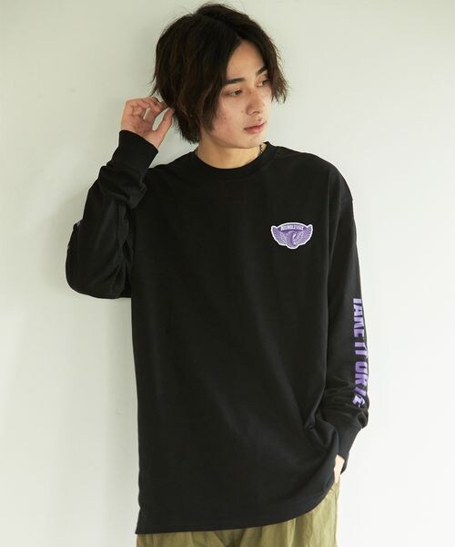 PAGEBOY(ページボーイ)の「アメリカンエンブレムロンT(トップス・メンズ・オフホワイト05/ブラック09・M/L)」の9枚目の写真