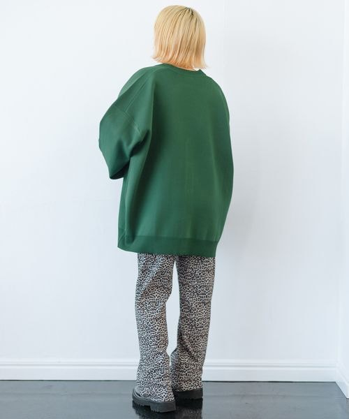 PAGEBOY（ページボーイ）の「イージーストレートパンツ（パンツ・レディース・ヒョウ柄08/オレンジ45/パープル98・FREE）」の10枚目の写真