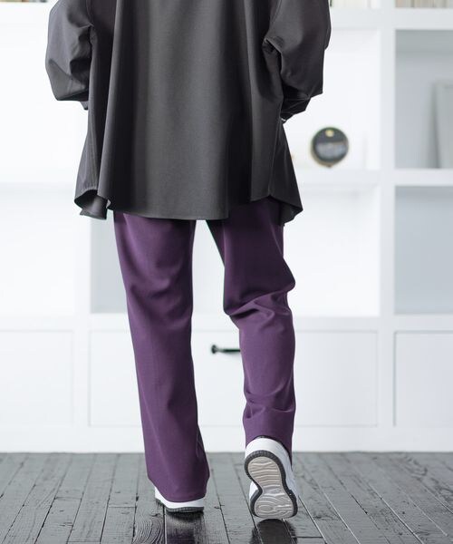 PAGEBOY（ページボーイ）の「イージーストレートパンツ（パンツ・レディース・ヒョウ柄08/オレンジ45/パープル98・FREE）」の19枚目の写真