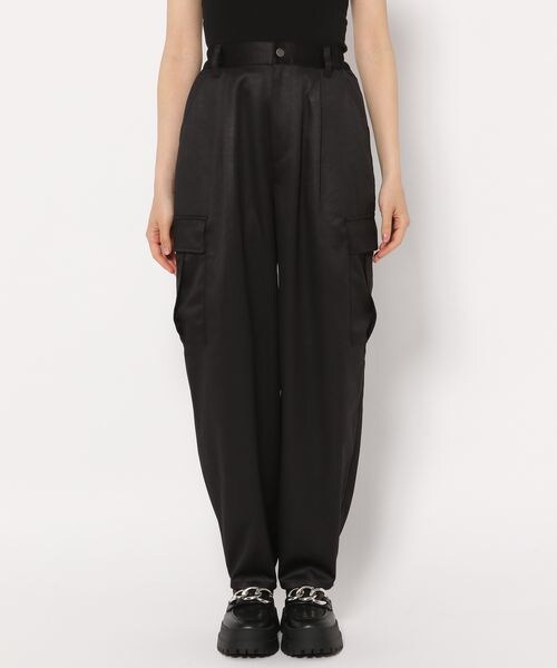 PAGEBOY（ページボーイ）の「レザー加工カーゴパンツ（パンツ・レディース・オフホワイト05/ブラック09/ピーコック84・F）」の15枚目の写真