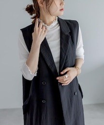 【Du noir】ロングジレベスト