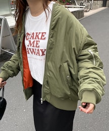 DISCOAT | 【AW先行予約アイテム】2WAY MA-1(ブルゾン)