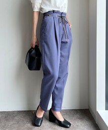 Chez toi | ハトメリボンテーパードPT(その他パンツ)
