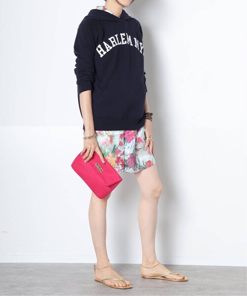 MUSE de Deuxieme classe（ミューズデドゥーズィエムクラス）の「TROPICAL PRINT パンツ（パンツ・ブルー C/(047)/フリー/残り1点）」の8枚目の写真