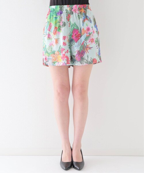 MUSE de Deuxieme classe（ミューズデドゥーズィエムクラス）の「TROPICAL PRINT パンツ（パンツ・ブルー C/(047)/フリー/残り1点）」の9枚目の写真