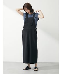 Green　Parks | ツイル前スリットジャンパースカート(ワンピース/ドレス)