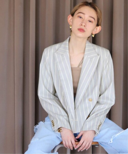 SLOBE IENA（スローブイエナ）の「SLOBE citron.ストライプマイクロ 
