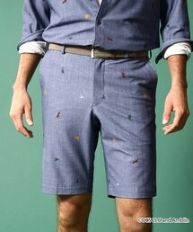 TAKEO KIKUCHI（タケオキクチ）の「ジュラシックモチーフ 総柄 シアサッカー ショートパンツ（パンツ）」