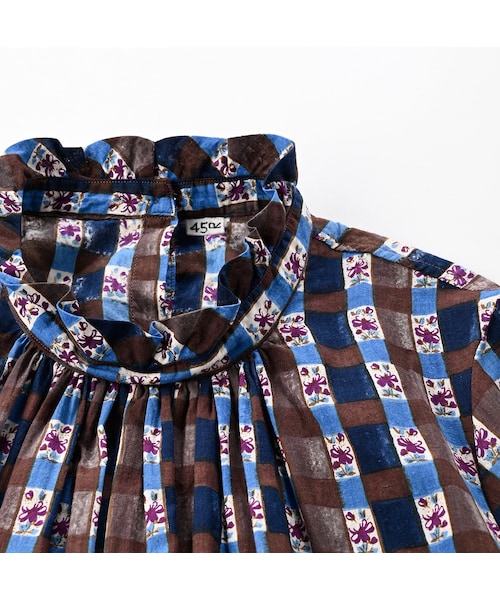 45R（フォーティファイブアール）の「インドカディブロックプリントの