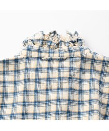 45R インドうすネルのヘンリーカットワークシャツ 45rpm