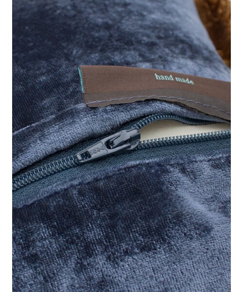 H.P.DECO(エイチ・ピー・デコ)の「H.P.DECO クッションカバー(インテリア・118 Indigo・ワンサイズ)」の4枚目の写真