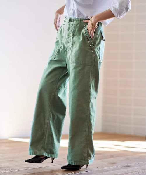 FRAMeWORK（フレームワーク）の「20thスタッズ付きベイカーパンツ