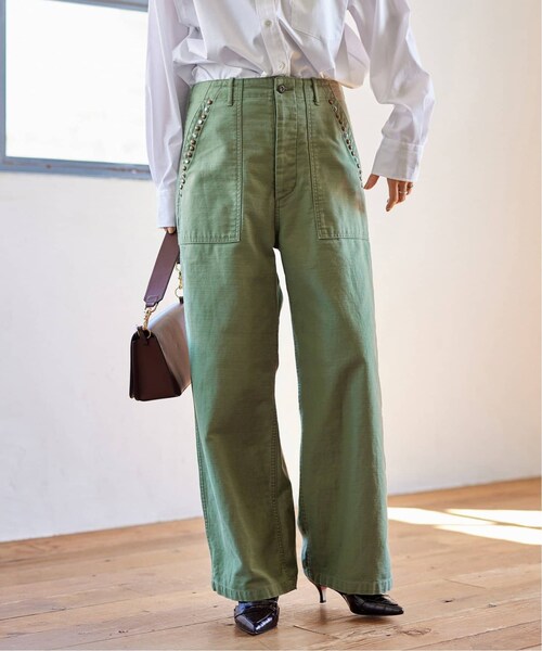 FRAMeWORK（フレームワーク）の「20thスタッズ付きベイカーパンツ