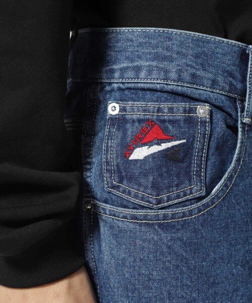 AVIREX(アヴィレックス)の「《REBUILD COLLECTION》バーシティー ペインター パンツ /VARSITY PAINTER PANTS(パンツ・ホワイト/インディゴ/ウォッシュユーズド・M/L/XL/2XL)」の21枚目の写真
