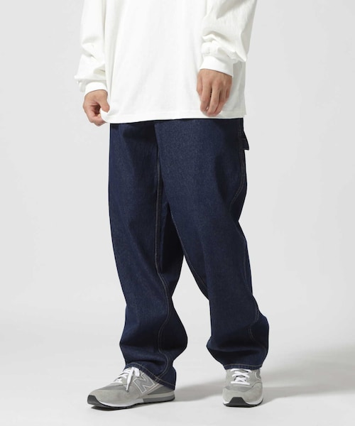 AVIREX(アヴィレックス)の「《REBUILD COLLECTION》バーシティー ペインター パンツ /VARSITY PAINTER PANTS(パンツ・ホワイト/インディゴ/ウォッシュユーズド・M/L/XL/2XL)」の1枚目の写真