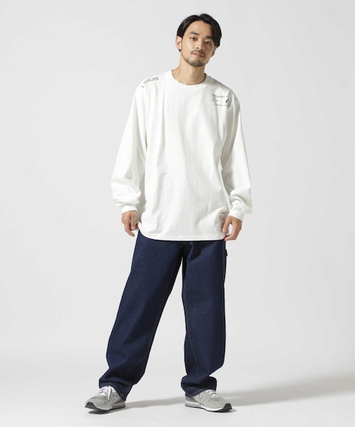 AVIREX(アヴィレックス)の「《REBUILD COLLECTION》バーシティー ペインター パンツ /VARSITY PAINTER PANTS(パンツ・ホワイト/インディゴ/ウォッシュユーズド・M/L/XL/2XL)」の2枚目の写真