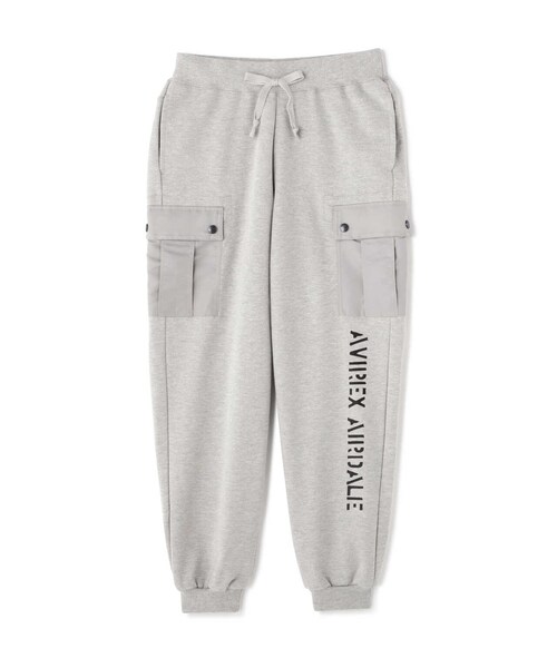AVIREX(アヴィレックス)の「《REBUILD COLLECTION》NAVY SWEAT PANTS/ ネイビースウェットパンツ(パンツ・グレー/オリーブ/チャコール・S/M)」の1枚目の写真