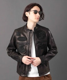 AVIREX | 8月中旬入荷予定《REBUILD COLLECTION》パッチドライダース / PATCHED RIDERS JACKET(ジャケット/アウター)