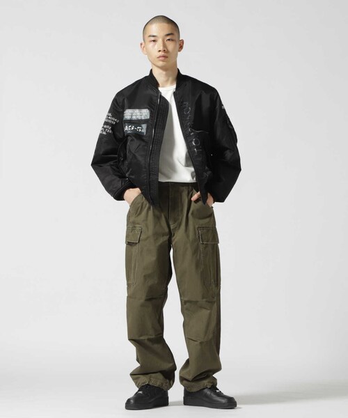 AVIREX(アヴィレックス)の「《REBUILD COLLECTION》MA-1 ステンシル / MA-1 STENCIL(ジャケット/アウター・ブラック/カーキ/セージ・M/L/XL/2XL)」の20枚目の写真