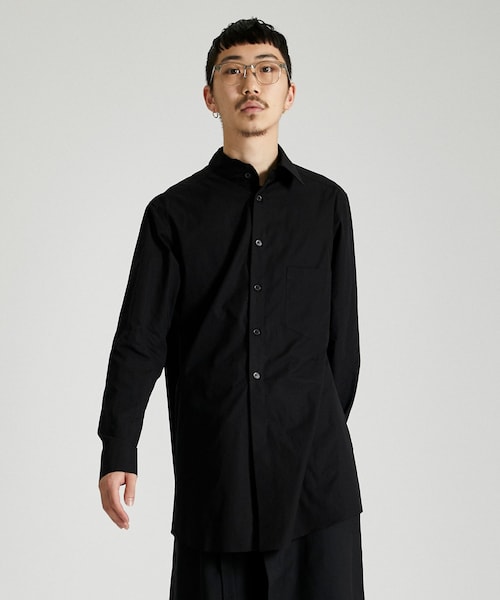 Ground Y（グラウンドワイ）の「Cut off collar shirt（その他パンツ・メンズ・WHT/BLK・3）」の2枚目の写真