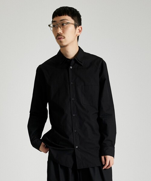 Ground Y(グラウンドワイ)の「Double collar shirt(その他パンツ・メンズ・WHT/BLK・3)」の2枚目の写真