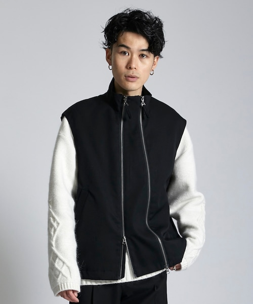 UJOH（ウジョー）の「W Zip-up Vest（その他アウター）」 - WEAR